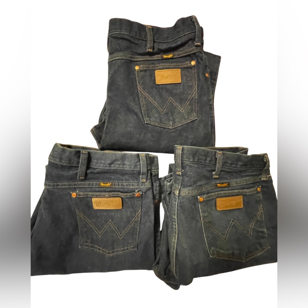 Wrangler Men's Jeans, 38x32, (3) Pairs, Like New